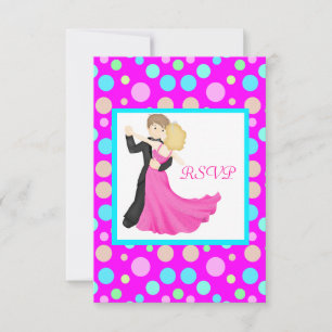 PINK SPOT DANCING CASAL SWEET 16 RSVP