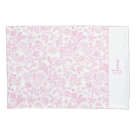 Pink Watercolor Patterno NAME Sweet Girl Decor
