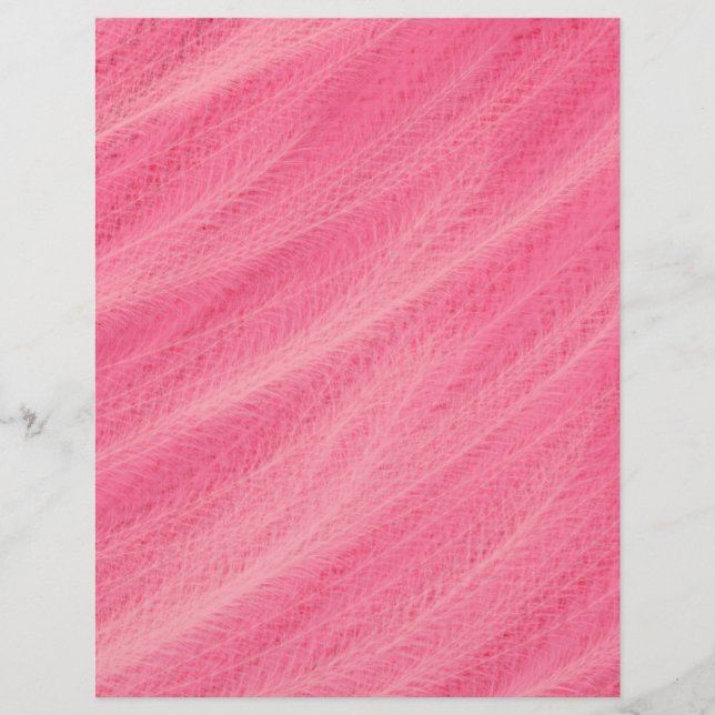 Pink Wheat Fields Scrapbook Paper 2-Sided Page (Frente)