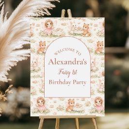 Pink Whimsical Fairy Birthday