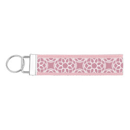 Pink White Geometric Seamless Pattern
