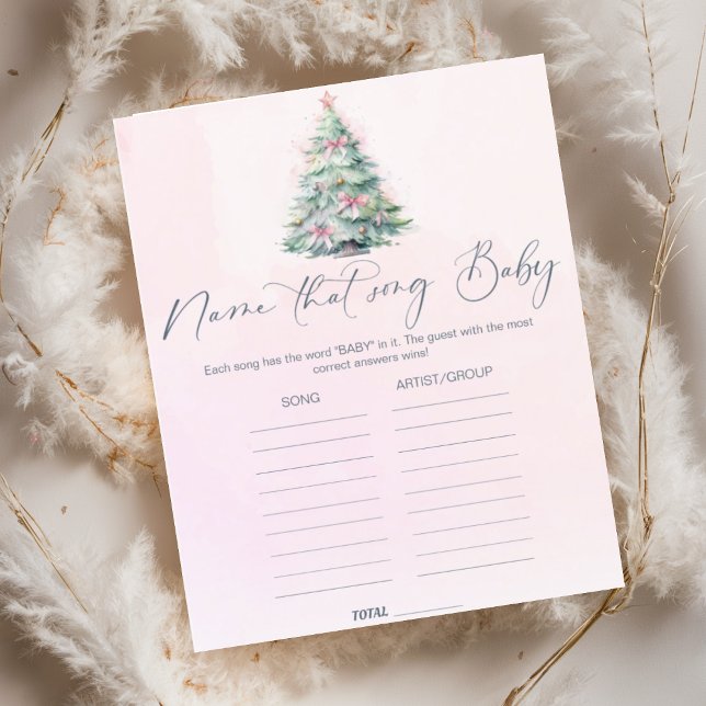 Pink Winter Nomeie aquele jogo de chá de fraldas d (Criador carregado)