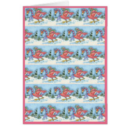 PINO DE NEVE PROFUNDO FLAMINGO, CARTÃO DE RETORNO