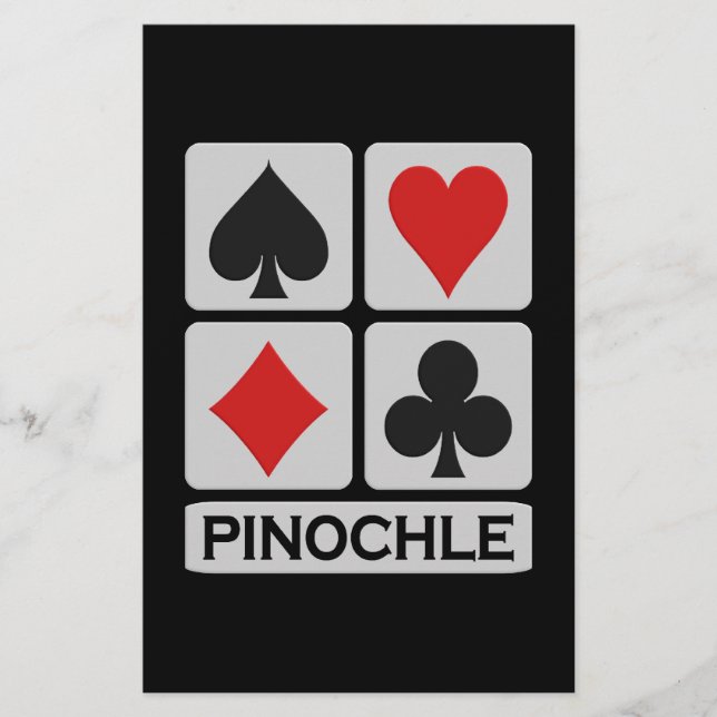 Pinochle flyer - personalize-se! (Frente)