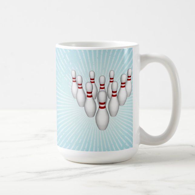 Pinos de boliche: modelo 3D: Caneca de café (Direita)