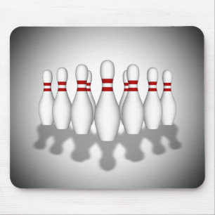 Pinos de boliche: modelo 3D: Mousepad