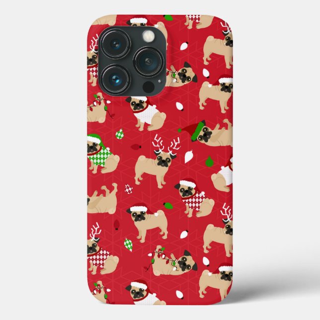 Pinos de Natal Vermelho (Verso)