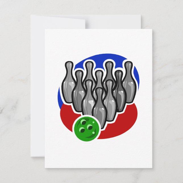 Pinos e Bola de boliches (Frente)