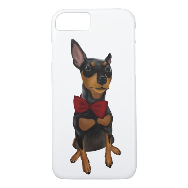 Pinscher diminuto (Pin do minuto) com capas de (Verso)