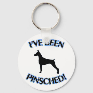 PINSCHER do DOBERMAN "eu FUI PINSCHED!" CHAVEIRO