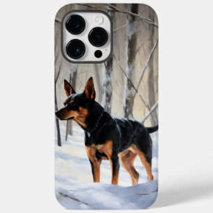 Pinscher Miniatura Deixe Nevar Natal