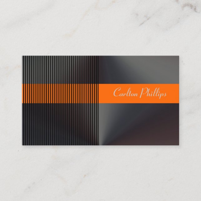 Pinstripe + cartões de visitas musculares (Frente)