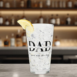 Pint Copo de Bebida Moderno Personalizado para PAI