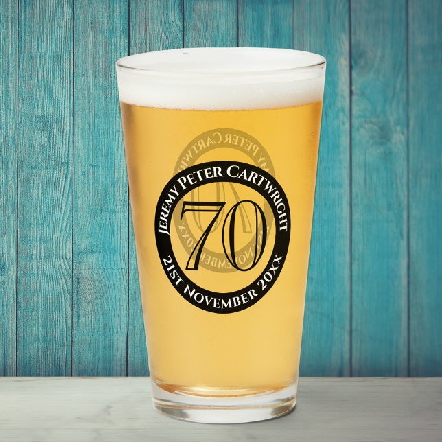 Pint Copo de Celebração de 70º Aniversário (Criador carregado)