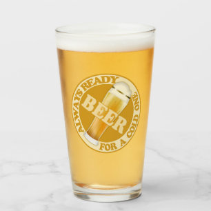 Pint Copo de cerveja com nome personalizado BEER