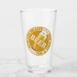 Pint Copo de cerveja com nome personalizado BEER