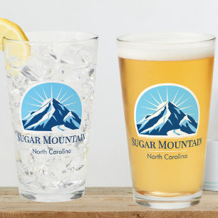Pint Copo de cerveja da estação de esqui Sugar Mountain