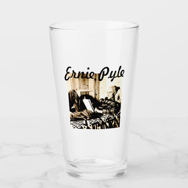 PINT COPO DE CERVEJA DE ERNIE PYLE RECLINADO (Frente)