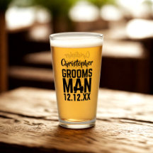 Copo de Cerveja de Presente de Casamento para Padr
