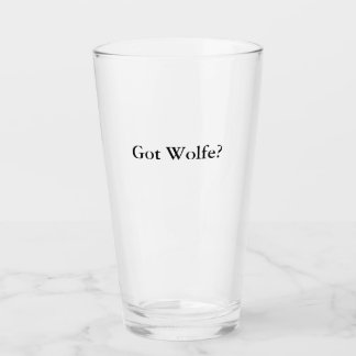 Pint Copo de Cerveja do Nero Wolfe - Tem Wolfe?