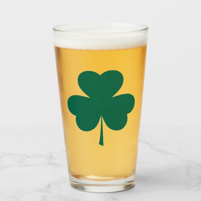 Pint Copo de Cerveja Irlandesa (Frente (Preenchido))
