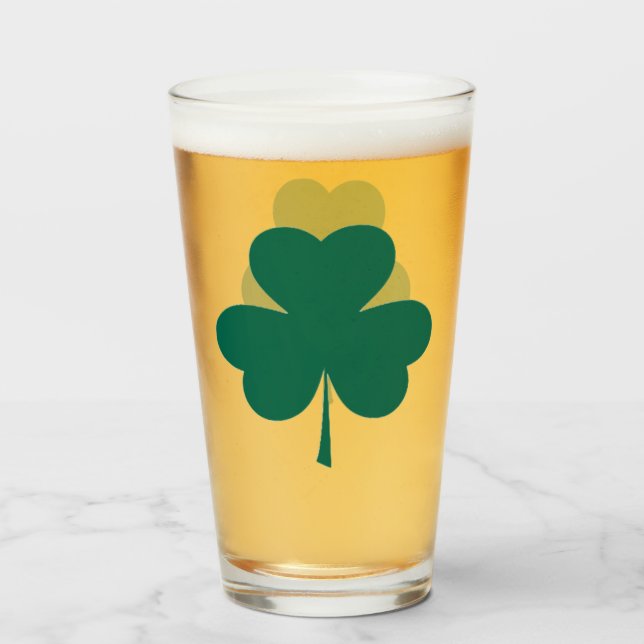 Pint Copo de Cerveja Irlandesa (Frente (Preenchido))
