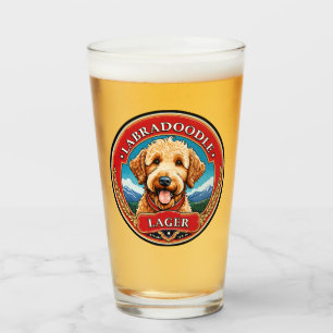 Pint Copo de Cerveja Labradoodle Golden Doodle