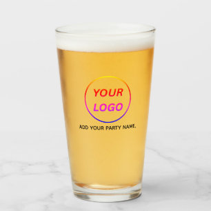 Pint Copo de Cerveja Personalizado com Logotipo e Texto