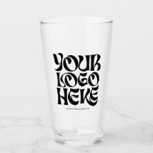Copo de Cerveja Personalizado com Logotipo e Texto