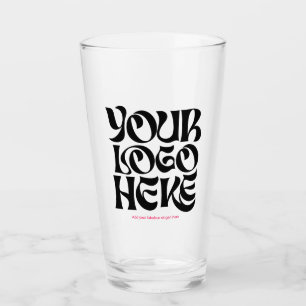 Pint Copo de Cerveja Personalizado com Logotipo e Texto