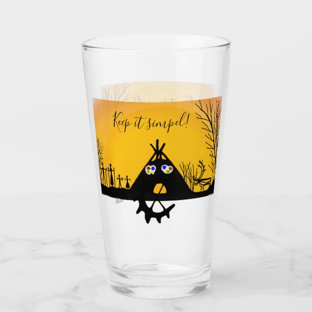 Pint Copo de vidro (Frente)