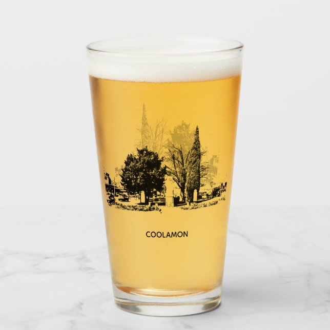 Pint Copo de vidro (Frente (Preenchido))