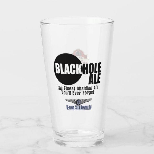 Pint Copo de Vidro Ale Blackhole (Verso)