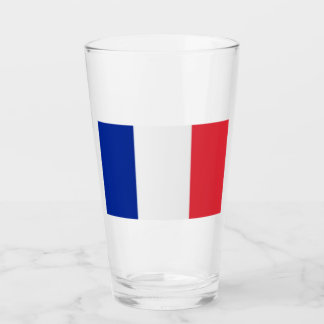 Pint Copo de Vidro Bandeira da França 16 onças
