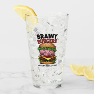 Pint Copo de Vidro Brainy Burgers
