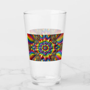 Pint Copo de vidro com cores LGBTQ