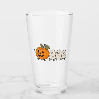 Pint Copo de Vidro de Abóbora de Halloween do Desfile d