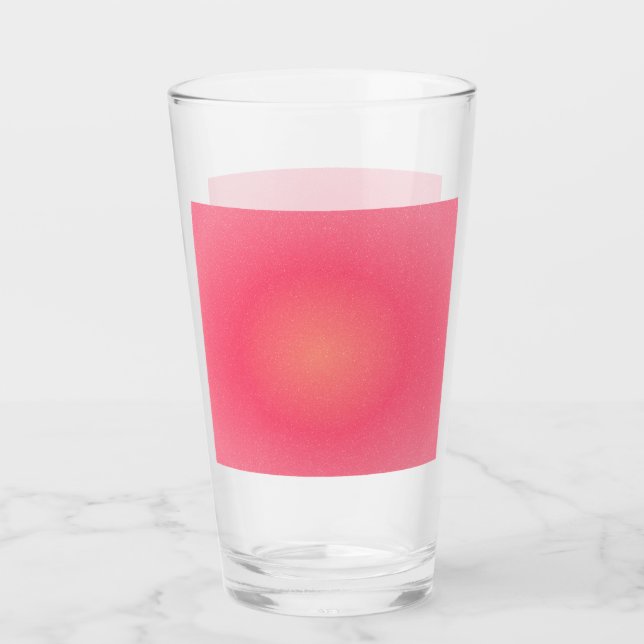 Pint Copo de Vidro de Gradação de Gradiente Rosa Esbran (Frente)