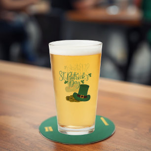 Pint Copo de Vidro do Dia de São Patrício