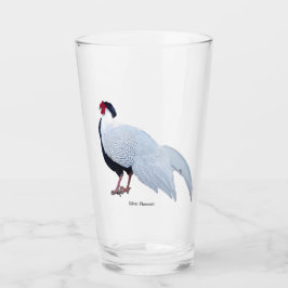 Pint Copo de Vidro do Faisão Prateado
