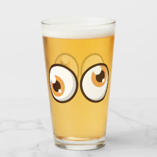 Pint Copo de Vidro Engraçado