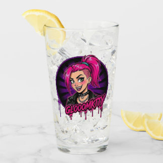 Pint Copo de Vidro Gloomkitty