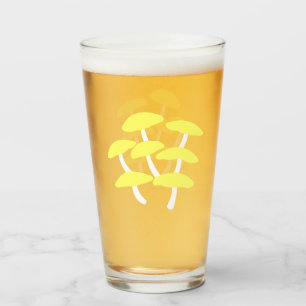 Pint Copo de Vidro Ostra Dourada