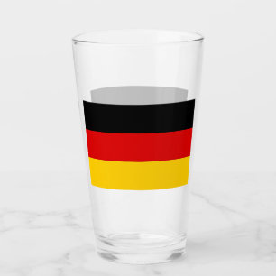 Pint Copo de vidro patriótico com a bandeira de