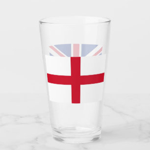 Pint Copo de vidro patriótico com a bandeira de
