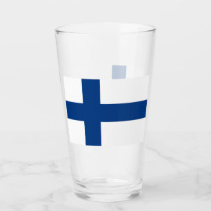 Pint Copo de vidro patriótico com a bandeira de