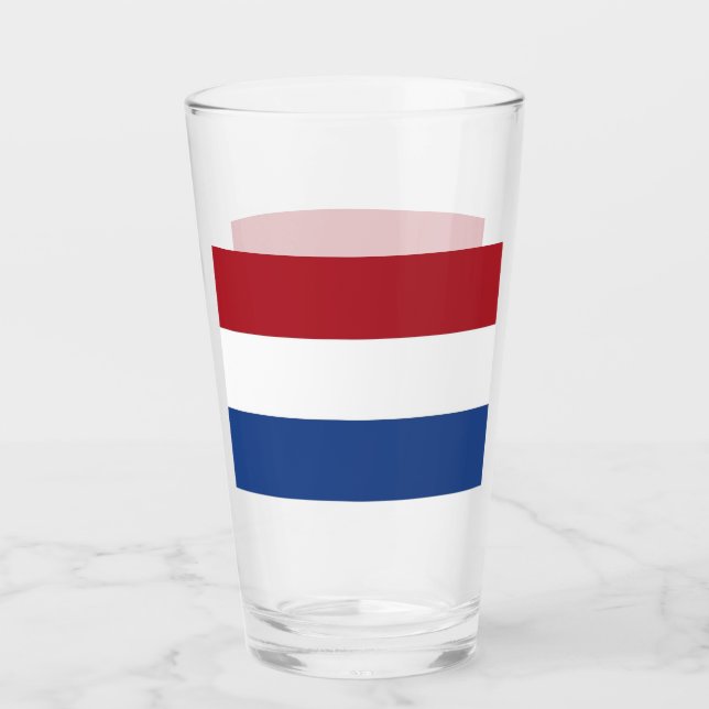 Pint Copo de vidro Patriótico com bandeira dos Países B (Frente)