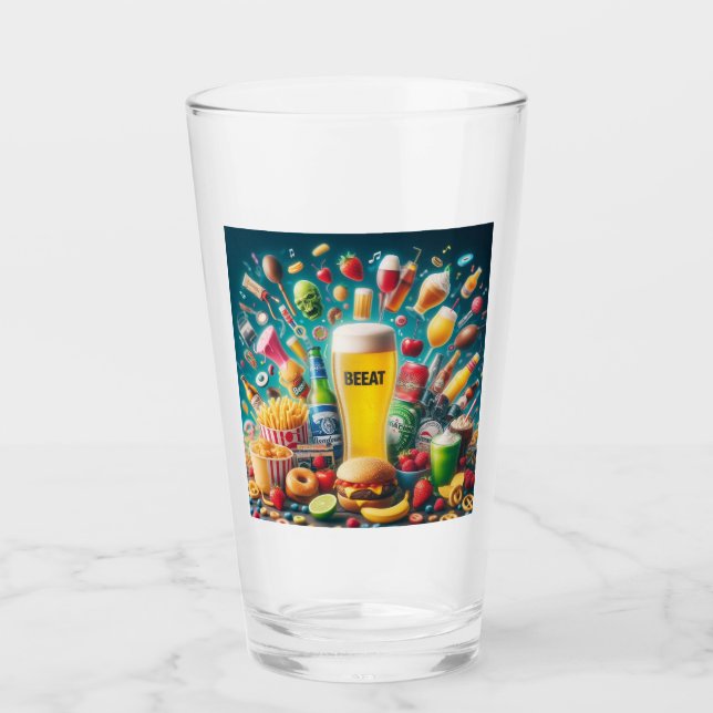 Pint Copo de Vidro Personalizado (Frente)