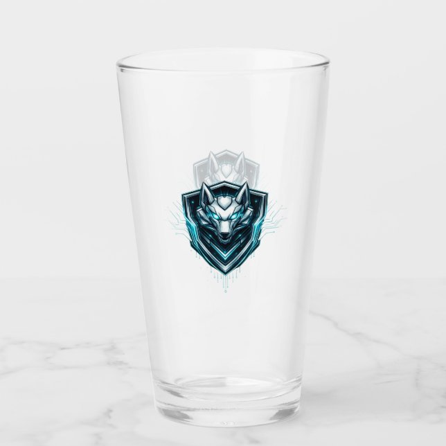 Pint Copo de Vidro Tech-Den (Frente)