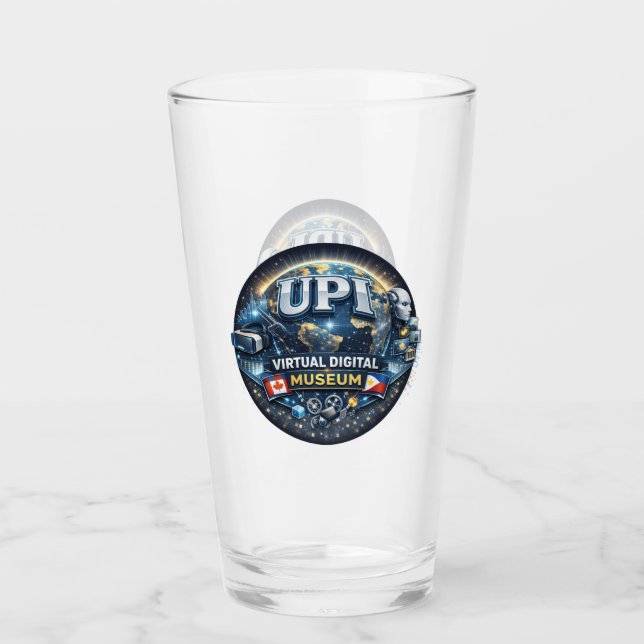 Pint Copo de Vidro UPI VDM (Frente)